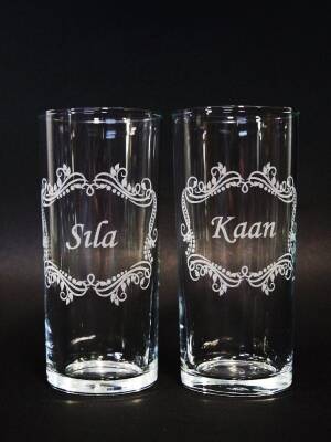 Desen İşlemeli Rakı Bardağı l Dsn-022